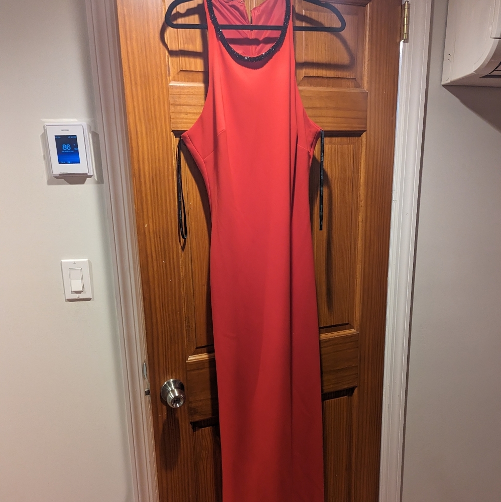 Calvin Klein Red Gown